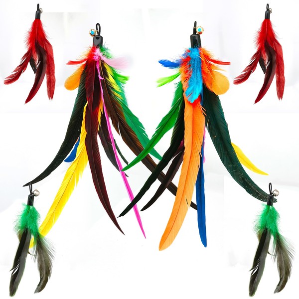 miwoowim Da Bird Feather Refill - 2 Extra-Large Natural Feather