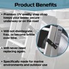 EZ-Xtend Pontoon Boat Accessories - Ladder Strap, Stainless Steel Snap