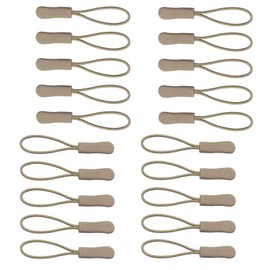 20Pcs Replacement Zipper Pulls Zipper Pull Cord ExtenderZipper Tab Tags Cord Extension Fixer for Luggage Handbags, Backpacks, Jackets, Purse Man Women