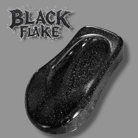 LiME LiNE Black Metal Flake Ready to Spray Automotive Basecoat - 1 Pint