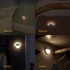 YUNLEX 6 Pack Stair Lights Indoor, 2.6" Small Stick on