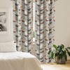 Ambesonne Horses Window Curtains Pack of 2, Abstract Stallions Simple