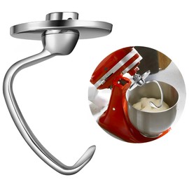Stainless Steel Dough Hook, Dough Hook Attachment for Kitchen Mixers 4.5-5 QT Tilt-Head Stand Mixer Replacement Parts