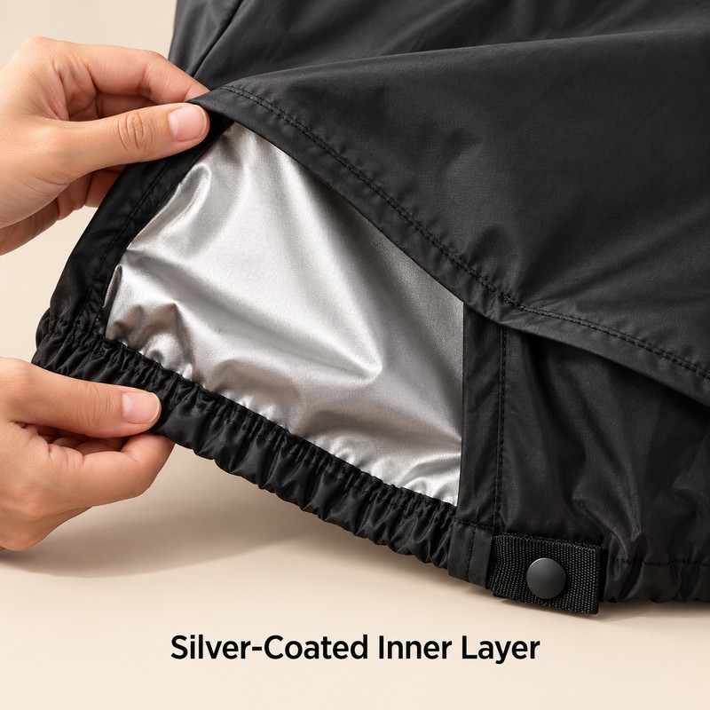 33.85 Inch Outdoor Air Conditioner Cover, All-Season Waterproof Windproof AC