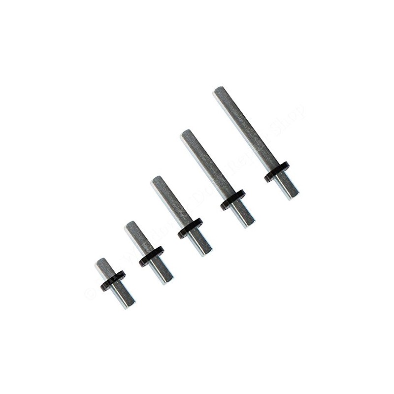 Silver Matt - UPVC Universal Inline Espag Lockable Window Handle