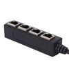 RJ45 Splitter Adapter, RJ45 Ethernet Splitter Cable,1 Male to 4