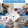 Daytech Caregiver Pager Wireless Senior Alarm Call Button Emergency Panic