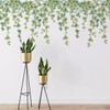 Mestiker Decorative Plants, Wall Sticker, Green Rattan, Leaves Wallpaper, Removable,