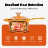 1.75QT Cast Iron Pot Premium Cast Iron Cookware Enameled Cast