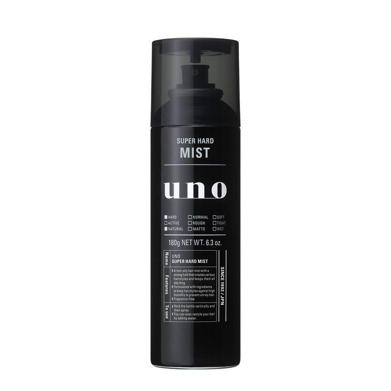 Uno Super Hard Mist, 6.3 oz (180 g) + Sample,