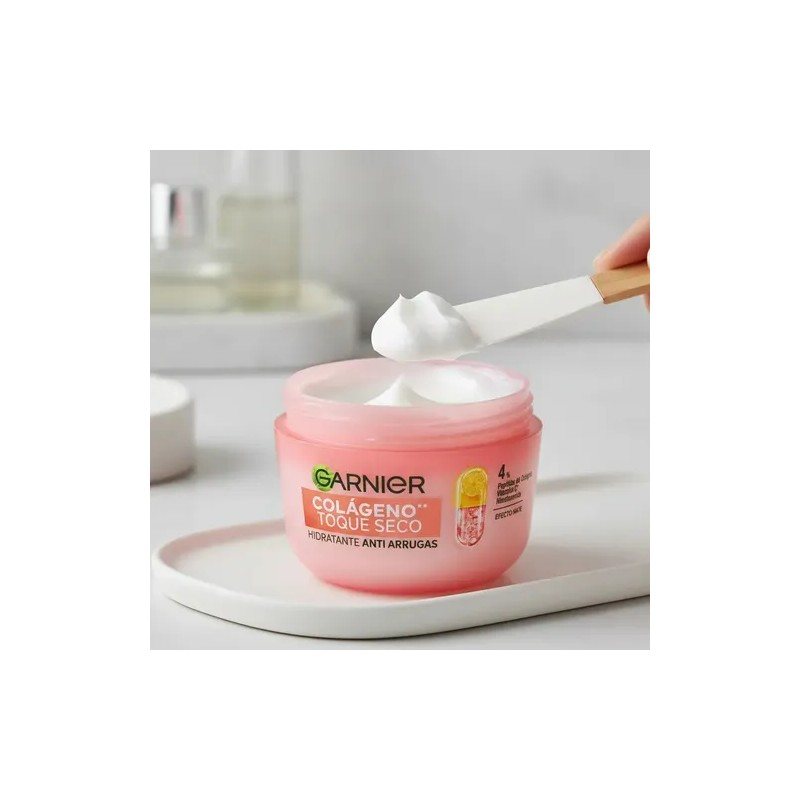 Crema Facial Garnier Colágeno Toque Seco Anti Arrugas 85 G