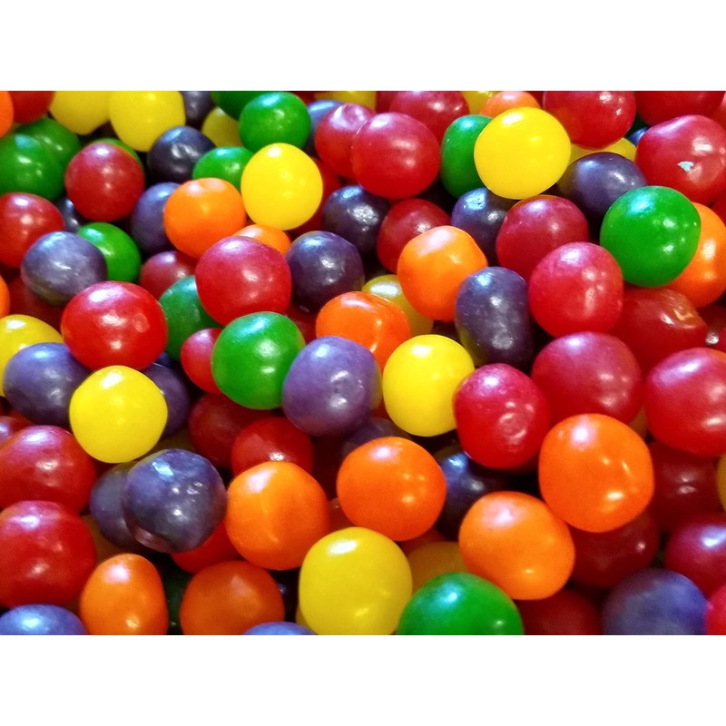 Assorted Fruit sour balls-Sour Hard Candy, Strawberry candy, cherry sours,