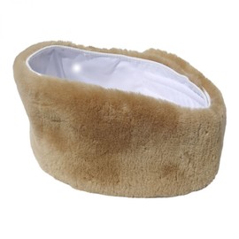 Lamb Skin - Kidney Belt Lambskin-Warmer Kidney Warmer Back Warmer S-3XL - Milk Coffee, S