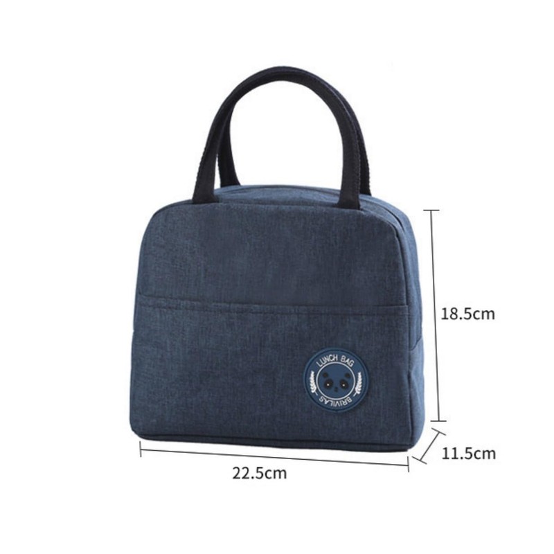CHUANGOUONLY Pack of 2 Portable Lunch Boxes, Lunch Box Bag,