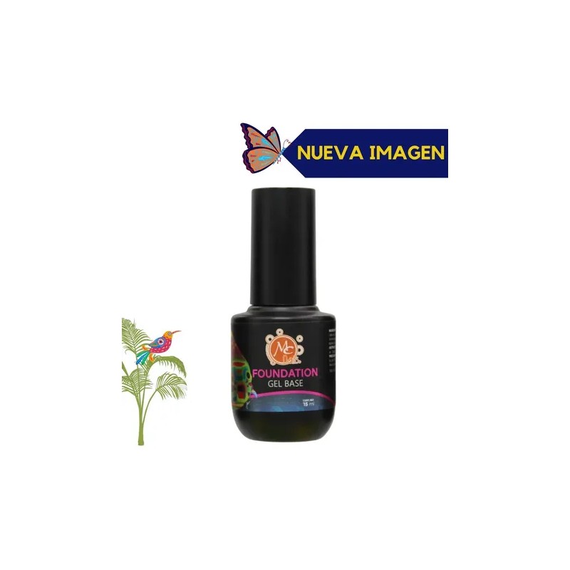 Gel Base Foundation, Base Gel Semipermanente, Uñas. Mc Nails Color