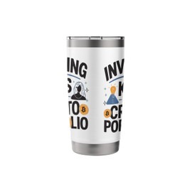 Crypto Mom Cryptocurrency Trader Blockchain Day Trading Stainless Steel Insulated Tumbler