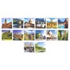 UK Landmarks from M to Z Stamps - 14 x