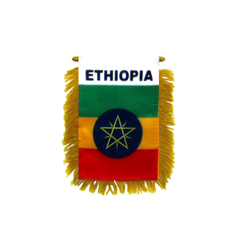 Ethiopia (Star) Mini Banner - 1 dozen pack