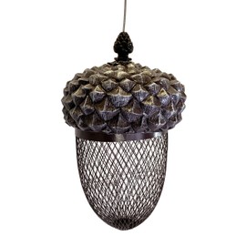 Hanging Acorn Shaped Bird Nut Feeder