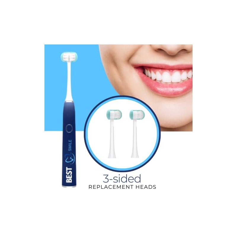 Best Smile 3-Sided Replacement Heads