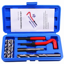 BestsQ Metric Thread Repair Kit M12 x 1.25MM Compatible Hand Tool Set for Auto Repairing (M12-1.25)