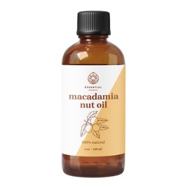Macadamia Oil by Essential Delights - 100% Pure & Certified | Pure Grade Macadamia Oil for Diffuser, Aromatherapy, Candle-Making, Skin & Hair Care (4 Fl.Oz.)