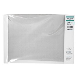 Kyuho Metal Manufacturing Stainless Steel (SUS304) Plate Mesh 6.8 ft (20 m) / sX Width 7.9 x 11.8 inches (200 x 300 mm) E9103