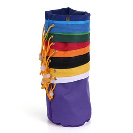 Walmeck 8pcs/Set 1 Gallon Filter Bag Bubble Bag Herbal Ice Essence Extractor Kit Set of 8pcs Micron Bag Drawstring Bags Extraction Bags with Pressing Screen and Carrying Bag