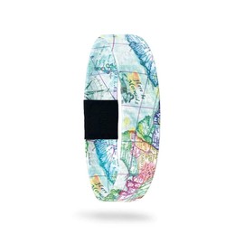 ZOX Bracelets — Wanderlust | Stretchy Elastic Band with Motivational Affirmations and Beautiful Artwork, Great Wristband Gift for Men & Women of All Ages (Small)