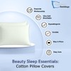 Comfort Beddings 100% Organic Cotton Pack of 2 Travel Pillowcases