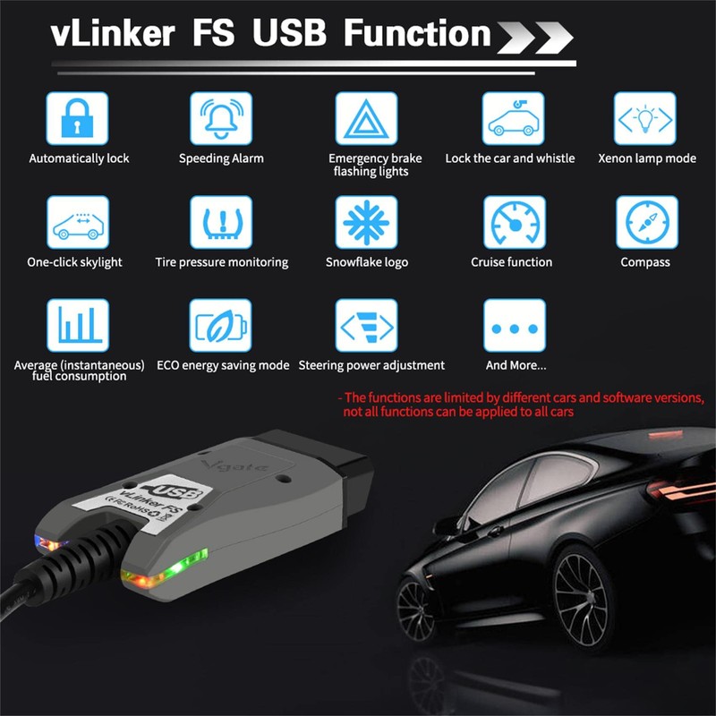 vLinker FS OBD2 USB Adapter für for-Scan HS/MS-CAN Auto Switch