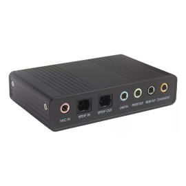 Generic Tarjeta De Sonido Usb Aleación De Aluminio Con Spdif Audio