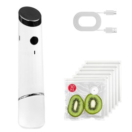 Handheld Vacuum Sealer for Food, Protable Compact Vacuum Sealer (Vacuum Sealers+ 30 Reusable Vacuum Seal Bags)