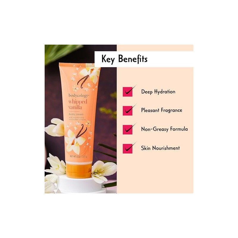 Bodycology Crema Corporal Whipped Vanilla 237 ml
