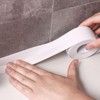 White Waterproof Caulk Tape PVC Self Adhesive Caulk Strip Joint