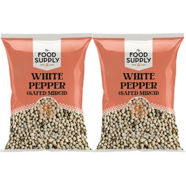 White Pepper Whole 2x100g - Finest Premium Quality | 100% All Natural | No additives or preservatives