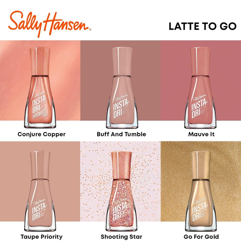 Sally Hansen Insta-Dri®, Mauve It, Quick Dry, Long Lasting, Streak-Free