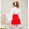 Lady Lazy Shrine Costume, Cosplay, Female Fox, Kimono, Mini, Hakama,