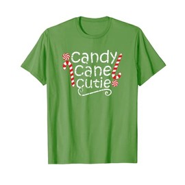 Candy Cane Cutie Funny Christmas Pajamas Costume Vintage T-Shirt