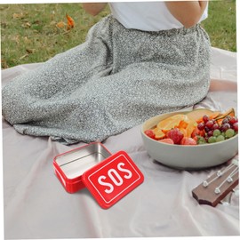 BIUDECO Survival Case for Outdoor Activities 2-Piece Metal Box Organized Tools for Hikers