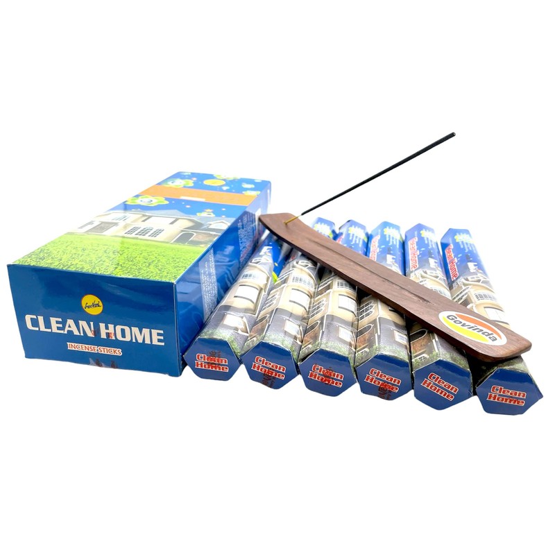 Cleam Home Incense Sticks and Incense Stick Holder Bundle Insence