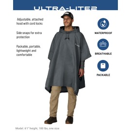 FROGG TOGGS Ultra-Lite2 Reusable Waterproof Breathable Poncho | FROGG TOGGS