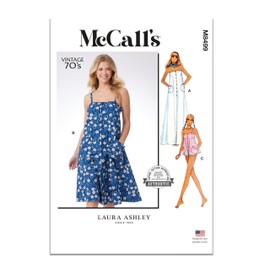 MCCALLS Sewing Pattern M8499U5 Misses' Dress and Top by Laura Ashley U5 (16-18-20-22-24)