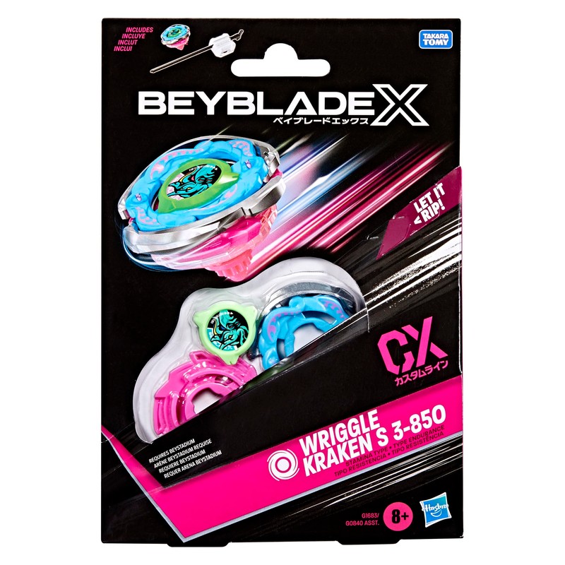 Hasbro Beyblade X, Set Starter Pack Wriggle Kraken S 3-85O