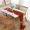 CHUQING Autumn Table Runner, Chiffon Table Runner, 70 x 300