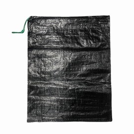 ILLIDAN Sandbag Bag, UV Black Sandbag Bag, 18.9 x 24.4 inches (48 x 62 cm), Drawstring Included, Weather Resistant for 5 Years, Waste Material, Disaster Prevention, Water Stop Wall, Civil Engineering,