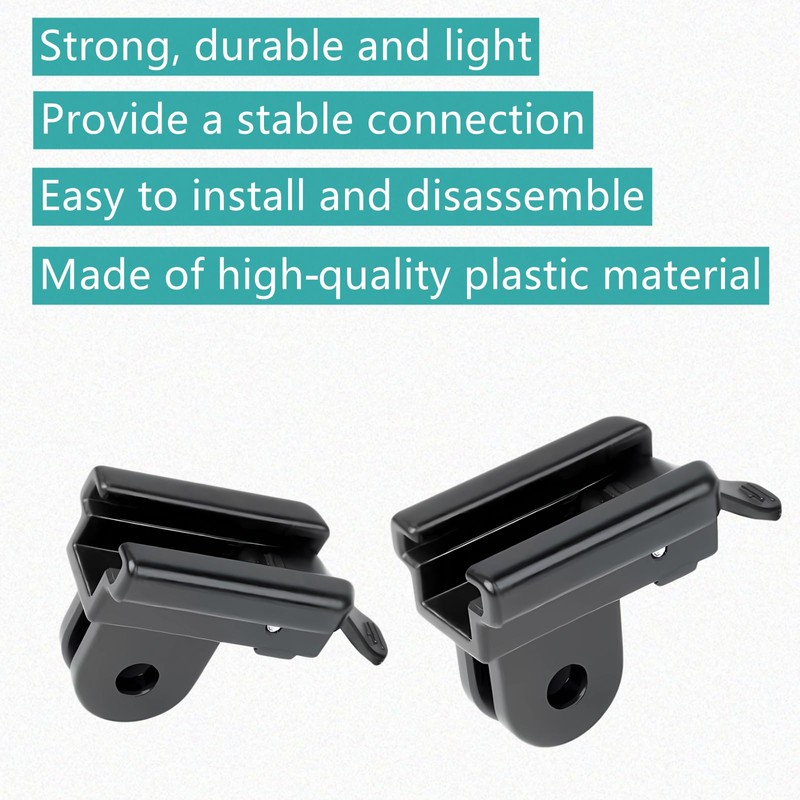 FZGLHQQ 2 PCS Bike Light Holder Adapter Stable Bicycle Flashlight