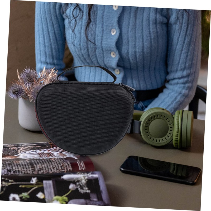STOBAZA Headset Storage Case Protective Box for Over-Ear Headphones Carrying