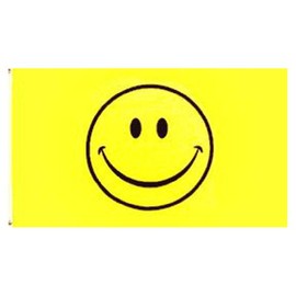 Smiley Face Flag 5FT X 3FT