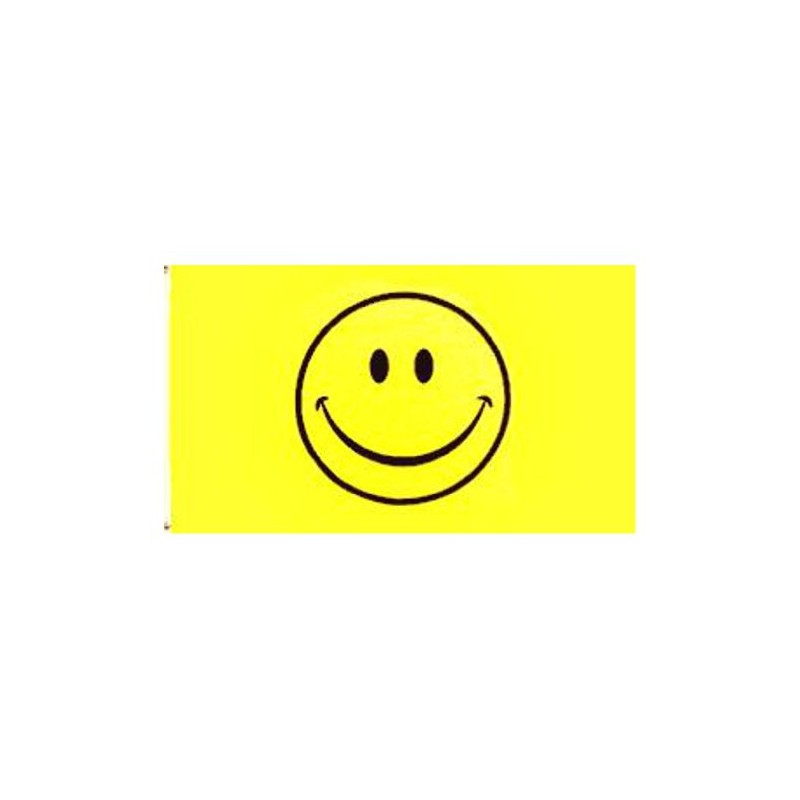 Smiley Face Flag 5FT X 3FT